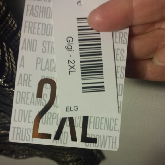 Lularoe NWT in Rich Dark Purple and Gold size 2X Style Gigi - Picture 2 of 4